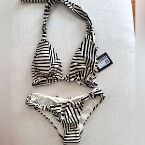 Rio De Sol Black & White Bikini - BRAND NEW